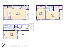 【埼玉県/さいたま市南区南浦和】さいたま市南区南浦和3丁目 新築一戸建て 間取り図