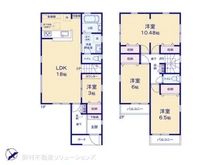【埼玉県/さいたま市南区大字大谷口】さいたま市南区大字大谷口 新築一戸建て 間取り図