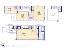 【埼玉県/さいたま市浦和区領家】さいたま市浦和区領家4丁目 新築一戸建て 間取り図