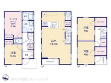 【埼玉県/さいたま市緑区太田窪】さいたま市緑区太田窪1丁目 新築一戸建て 間取り図