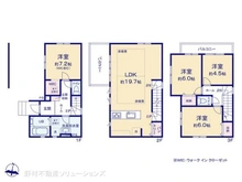 【埼玉県/さいたま市浦和区元町】さいたま市浦和区元町1丁目 新築一戸建て 間取り図