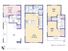 【埼玉県/さいたま市浦和区上木崎】さいたま市浦和区上木崎6丁目 新築一戸建て 間取り図