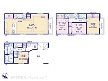 【埼玉県/さいたま市浦和区針ヶ谷】さいたま市浦和区針ヶ谷1丁目 新築一戸建て 間取り図