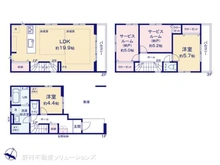 【埼玉県/さいたま市浦和区針ヶ谷】さいたま市浦和区針ヶ谷1丁目 新築一戸建て 間取り図