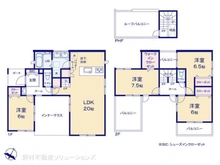 【埼玉県/さいたま市緑区原山】さいたま市緑区原山1丁目 新築一戸建て 間取り図