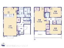 【埼玉県/さいたま市緑区大字中尾】さいたま市緑区大字中尾 新築一戸建て 間取り図