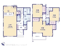【埼玉県/さいたま市緑区大字中尾】さいたま市緑区大字中尾 新築一戸建て 間取り図