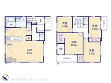 【埼玉県/さいたま市南区大字大谷口】さいたま市南区大字大谷口 新築一戸建て 間取り図
