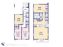 【埼玉県/さいたま市緑区大字中尾】さいたま市緑区大字中尾 新築一戸建て 間取り図