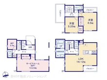 【埼玉県/さいたま市浦和区木崎】さいたま市浦和区木崎4丁目 新築一戸建て 間取り図