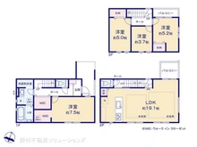 【埼玉県/さいたま市浦和区領家】さいたま市浦和区領家1丁目 新築一戸建て 間取り図
