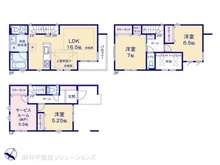 【埼玉県/さいたま市浦和区元町】さいたま市浦和区元町1丁目 新築一戸建て 間取り図