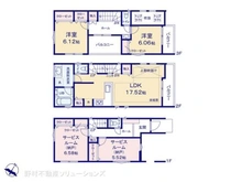 【埼玉県/さいたま市浦和区元町】さいたま市浦和区元町1丁目 新築一戸建て 間取り図