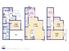 【埼玉県/さいたま市緑区道祖土】さいたま市緑区道祖土4丁目 新築一戸建て 間取り図