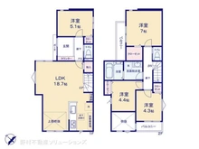 【埼玉県/さいたま市緑区大字中尾】さいたま市緑区大字中尾 新築一戸建て 間取り図