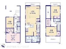 【埼玉県/さいたま市南区神明】さいたま市南区神明2丁目 新築一戸建て 間取り図