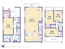 【埼玉県/さいたま市南区神明】さいたま市南区神明2丁目 新築一戸建て 間取り図