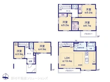 【埼玉県/さいたま市南区文蔵】さいたま市南区文蔵4丁目 新築一戸建て 間取り図
