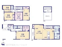 【埼玉県/さいたま市浦和区元町】さいたま市浦和区元町1丁目 新築一戸建て 間取り図