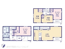 【埼玉県/さいたま市浦和区領家】さいたま市浦和区領家6丁目 新築一戸建て 間取り図