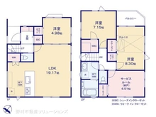 【埼玉県/さいたま市浦和区上木崎】さいたま市浦和区上木崎7丁目 新築一戸建て 間取り図