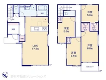 【埼玉県/さいたま市緑区大字中尾】さいたま市緑区大字中尾 新築一戸建て 間取り図