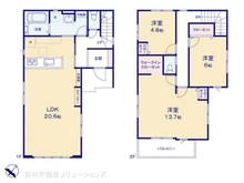 【埼玉県/さいたま市緑区大字中尾】さいたま市緑区大字中尾 新築一戸建て 間取り図