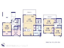 【埼玉県/さいたま市南区太田窪】さいたま市南区太田窪5丁目 新築一戸建て 間取り図