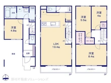 【埼玉県/さいたま市南区辻】さいたま市南区辻1丁目 新築一戸建て 間取り図
