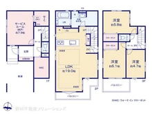 【埼玉県/さいたま市浦和区瀬ヶ崎】さいたま市浦和区瀬ヶ崎4丁目 新築一戸建て 間取り図