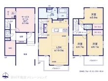 【埼玉県/さいたま市浦和区瀬ヶ崎】さいたま市浦和区瀬ヶ崎4丁目 新築一戸建て 間取り図