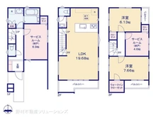 【埼玉県/さいたま市緑区東浦和】さいたま市緑区東浦和2丁目 新築一戸建て 間取り図