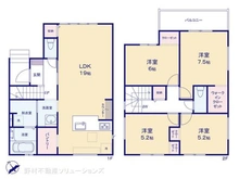 【埼玉県/さいたま市南区大字大谷口】さいたま市南区大字大谷口 新築一戸建て 間取り図