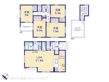 【埼玉県/さいたま市緑区大字中尾】さいたま市緑区大字中尾 新築一戸建て 間取り図