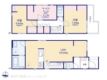 【埼玉県/さいたま市中央区大戸】さいたま市中央区大戸5丁目 新築一戸建て 間取り図