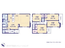 【埼玉県/さいたま市緑区大字中尾】さいたま市緑区大字中尾 新築一戸建て 間取り図