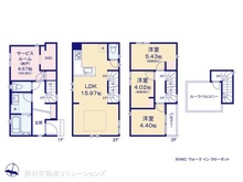 【埼玉県/さいたま市浦和区仲町】さいたま市浦和区仲町4丁目 新築一戸建て 間取り図