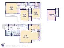 【埼玉県/さいたま市緑区大字中尾】さいたま市緑区大字中尾 中古一戸建て 間取り図