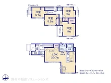 【埼玉県/さいたま市緑区大字三室】さいたま市緑区大字三室 新築一戸建て 間取り図