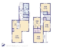 【埼玉県/さいたま市緑区大字大門】さいたま市緑区大字大門 新築一戸建て 間取り図