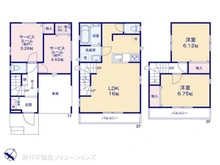 【埼玉県/さいたま市緑区東浦和】さいたま市緑区東浦和7丁目 新築一戸建て 間取り図