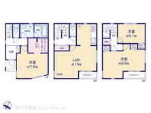 【埼玉県/さいたま市浦和区領家】さいたま市浦和区領家4丁目 新築一戸建て 間取り図