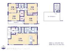 【埼玉県/さいたま市浦和区大東】さいたま市浦和区大東1丁目 新築一戸建て 間取り図