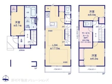 【埼玉県/さいたま市南区太田窪】さいたま市南区太田窪5丁目 新築一戸建て 間取り図