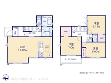 【埼玉県/さいたま市中央区新中里】さいたま市中央区新中里5丁目 新築一戸建て 間取り図