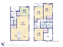 【埼玉県/さいたま市緑区大字中尾】さいたま市緑区大字中尾 新築一戸建て 間取り図