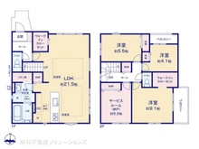 【埼玉県/さいたま市浦和区大東】さいたま市浦和区大東2丁目 新築一戸建て 間取り図