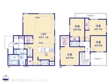 【埼玉県/さいたま市浦和区大東】さいたま市浦和区大東2丁目 新築一戸建て 間取り図