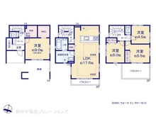 【埼玉県/さいたま市南区文蔵】さいたま市南区文蔵3丁目 新築一戸建て 間取り図