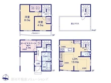 【埼玉県/さいたま市浦和区元町】さいたま市浦和区元町2丁目 新築一戸建て 間取り図